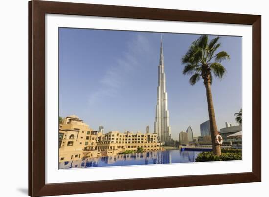 Burj Khalifa, Downtown, Dubai, United Arab Emirates, Middle East-Amanda Hall-Framed Photographic Print