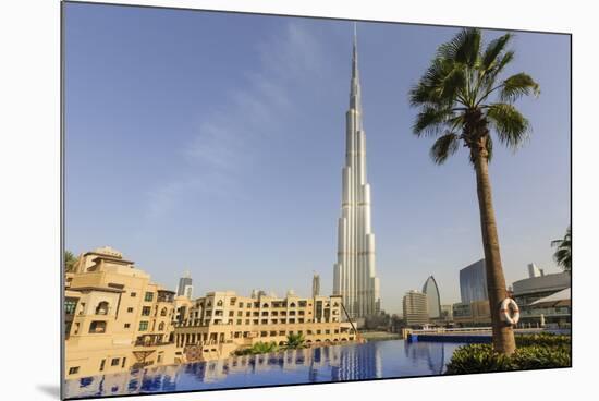 Burj Khalifa, Downtown, Dubai, United Arab Emirates, Middle East-Amanda Hall-Mounted Photographic Print