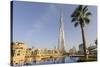 Burj Khalifa, Downtown, Dubai, United Arab Emirates, Middle East-Amanda Hall-Stretched Canvas