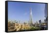 Burj Khalifa, Downtown, Dubai, United Arab Emirates, Middle East-Amanda Hall-Framed Stretched Canvas