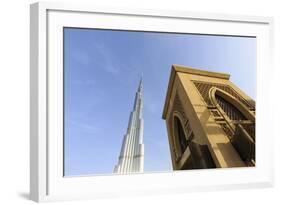 Burj Khalifa, Dubai, United Arab Emirates, Middle East-Amanda Hall-Framed Photographic Print