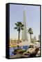 Burj Khalifa, Dubai, United Arab Emirates, Middle East-Amanda Hall-Framed Stretched Canvas