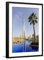 Burj Khalifa, Dubai, United Arab Emirates, Middle East-Amanda Hall-Framed Photographic Print