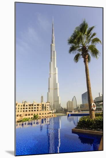 Burj Khalifa, Dubai, United Arab Emirates, Middle East-Amanda Hall-Mounted Photographic Print