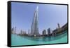 Burj Khalifa, Dubai, United Arab Emirates, Middle East-Amanda Hall-Framed Stretched Canvas