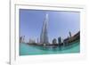 Burj Khalifa, Dubai, United Arab Emirates, Middle East-Amanda Hall-Framed Photographic Print