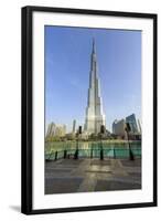 Burj Khalifa, Dubai, United Arab Emirates, Middle East-Amanda Hall-Framed Photographic Print