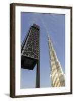 Burj Khalifa, Dubai, United Arab Emirates, Middle East-Amanda Hall-Framed Photographic Print