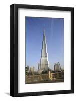 Burj Khalifa, Dubai, United Arab Emirates, Middle East-Amanda Hall-Framed Photographic Print