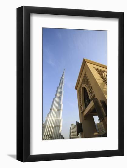 Burj Khalifa, Dubai, United Arab Emirates, Middle East-Amanda Hall-Framed Photographic Print