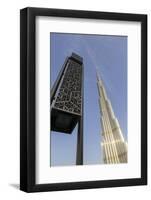 Burj Khalifa, Dubai, United Arab Emirates, Middle East-Amanda Hall-Framed Photographic Print