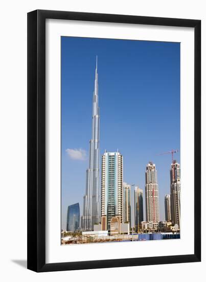 Burj Khalifa, Dubai, United Arab Emirates.-Bill Bachmann-Framed Photographic Print