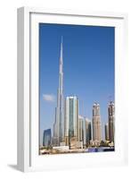 Burj Khalifa, Dubai, United Arab Emirates.-Bill Bachmann-Framed Photographic Print