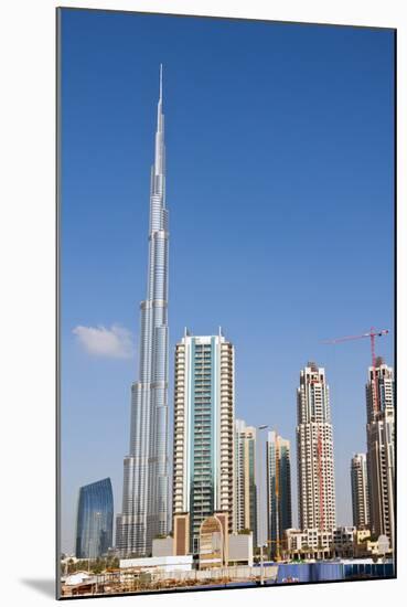 Burj Khalifa, Dubai, United Arab Emirates.-Bill Bachmann-Mounted Photographic Print