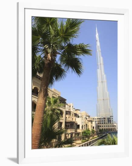 Burj Khalifa, Formerly the Burj Dubai, the Tallest Tower in the World at 818M-Amanda Hall-Framed Photographic Print