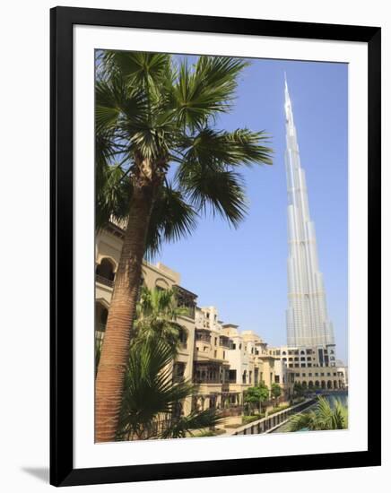 Burj Khalifa, Formerly the Burj Dubai, the Tallest Tower in the World at 818M-Amanda Hall-Framed Photographic Print