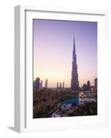 Burj Khalifa, Formerly the Burj Dubai, the Tallest Tower in the World at 818M-Amanda Hall-Framed Photographic Print