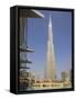 Burj Khalifa, Formerly the Burj Dubai, the Tallest Tower in the World at 818M-Amanda Hall-Framed Stretched Canvas