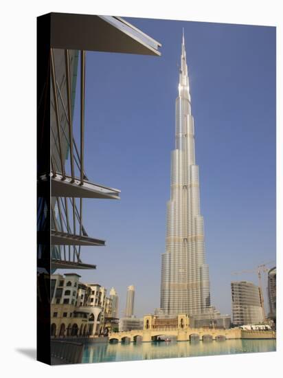 Burj Khalifa, Formerly the Burj Dubai, the Tallest Tower in the World at 818M-Amanda Hall-Stretched Canvas