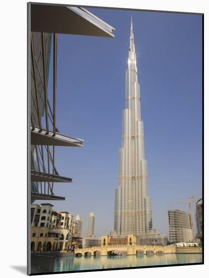 Burj Khalifa, Formerly the Burj Dubai, the Tallest Tower in the World at 818M-Amanda Hall-Mounted Photographic Print