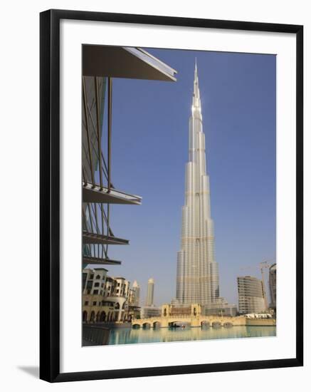 Burj Khalifa, Formerly the Burj Dubai, the Tallest Tower in the World at 818M-Amanda Hall-Framed Photographic Print