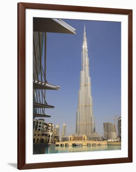 Burj Khalifa, Formerly the Burj Dubai, the Tallest Tower in the World at 818M-Amanda Hall-Framed Photographic Print