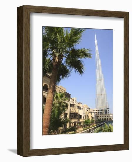 Burj Khalifa, Formerly the Burj Dubai, the Tallest Tower in the World at 818M-Amanda Hall-Framed Photographic Print