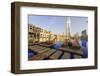 Burj Khalifa Seen from Hotel Swimming Pool, Dubai, United Arab Emirates, Middle East-Amanda Hall-Framed Photographic Print