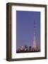 Burj Khalifa, the Highest Tower of the World in the Evening Light, Night Photography-Axel Schmies-Framed Photographic Print