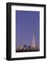 Burj Khalifa, the Highest Tower of the World in the Evening Light, Night Photography-Axel Schmies-Framed Photographic Print