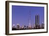 Burj Khalifa, the Highest Tower of the World in the Evening Light, Night Photography-Axel Schmies-Framed Photographic Print