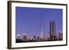 Burj Khalifa, the Highest Tower of the World in the Evening Light, Night Photography-Axel Schmies-Framed Photographic Print