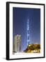 Burj Khalifa, the Highest Tower of the World, Night Photograph-Axel Schmies-Framed Photographic Print