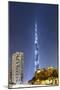 Burj Khalifa, the Highest Tower of the World, Night Photograph-Axel Schmies-Mounted Photographic Print