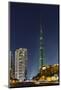 Burj Khalifa, the Highest Tower of the World, Night Photography-Axel Schmies-Mounted Photographic Print