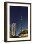 Burj Khalifa, the Highest Tower of the World, Night Photography-Axel Schmies-Framed Photographic Print