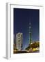 Burj Khalifa, the Highest Tower of the World, Night Photography-Axel Schmies-Framed Photographic Print