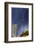 Burj Khalifa, the Highest Tower of the World, Night Photography-Axel Schmies-Framed Photographic Print