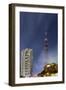 Burj Khalifa, the Highest Tower of the World, Night Photography-Axel Schmies-Framed Photographic Print