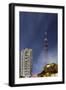 Burj Khalifa, the Highest Tower of the World, Night Photography-Axel Schmies-Framed Photographic Print