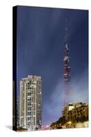 Burj Khalifa, the Highest Tower of the World, Night Photography-Axel Schmies-Stretched Canvas