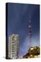 Burj Khalifa, the Highest Tower of the World, Night Photography-Axel Schmies-Stretched Canvas