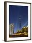 Burj Khalifa, the Highest Tower of the World, Night Photography-Axel Schmies-Framed Photographic Print