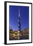 Burj Khalifa, the Highest Tower of the World, Night Photography-Axel Schmies-Framed Photographic Print