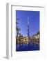 Burj Khalifa, the Highest Tower of the World, Night Photography-Axel Schmies-Framed Photographic Print