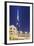 Burj Khalifa, the Highest Tower of the World, Night Photography-Axel Schmies-Framed Photographic Print