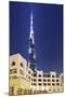 Burj Khalifa, the Highest Tower of the World, Night Photography-Axel Schmies-Mounted Photographic Print