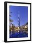 Burj Khalifa, the Highest Tower of the World, Night Photography-Axel Schmies-Framed Photographic Print