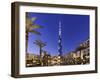 Burj Khalifa, the Highest Tower of the World, Night Photography-Axel Schmies-Framed Photographic Print