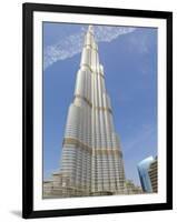 Burj Khalifa, the Tallest Building in the World at 828 Metres, Dubai, Uae-Amanda Hall-Framed Photographic Print